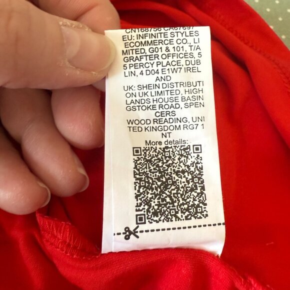 Men's Big and Tall  4XL NWT Shein King Top & Shorts Set in Red - Picture 8 of 12